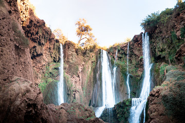 Ouzoud Wasserfall im Atlas Gebirge, Marokko