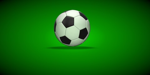 3D Render Classic Soccer ball Background