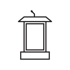 podium icon design vector logo template EPS 10