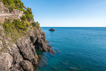 Monterosso al mare (Cinque terre) - scenic Ligurian coast, Italy