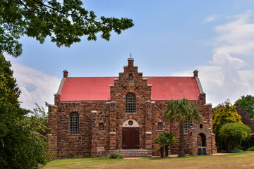 Fototapeta na wymiar Dutch reformed church in Dullstroom, South Africa