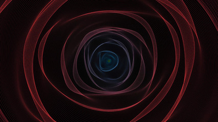 Abstract creative line waves, wavy dynamic pattern. Curve, curvy energy network drawing, spider's web animation. 