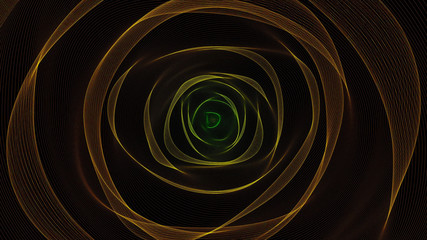 Abstract creative line waves, wavy dynamic pattern. Curve, curvy energy network drawing, spider's web animation. 