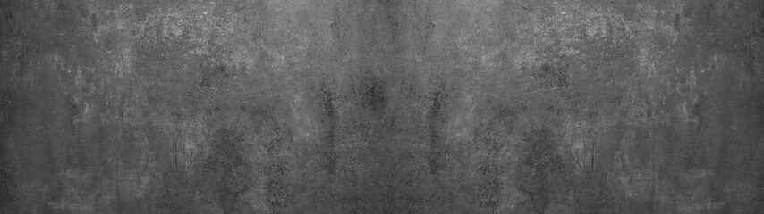 black stone concrete texture background anthracite panorama banner long	