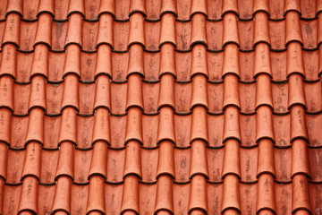 Classic red terracotta tiled roof