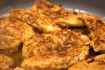 Pan Seared Chicken Tenderloins Cooking