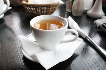 cup of tea with teapot and cup of tea