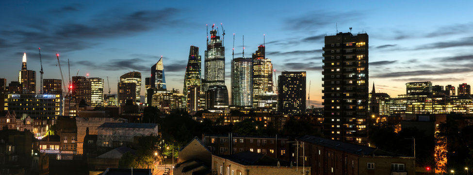 London Skyline at Dusk