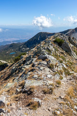 Fototapeta premium Landscape from Dzhano peak, Pirin Mountain, Bulgaria