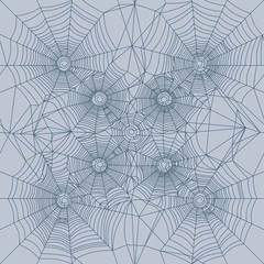 Obraz premium spider web seamless vector texture