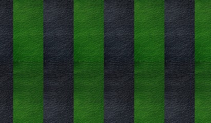Fototapeta premium The texture of genuine leather is gray and green.