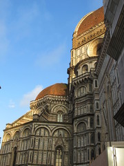Fototapeta premium The Cathedral of Florence which was dedicated to Santa Maria del Fiore located in Italy 