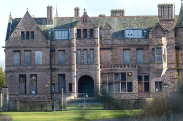 Abandoned maternity hospital in search of a new function, Mount Melville, Craigtoun Park, St Andrews, Fife