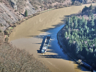 Lastkahn – Motorschiff – Binnenschifffahrt - Schifffahrt