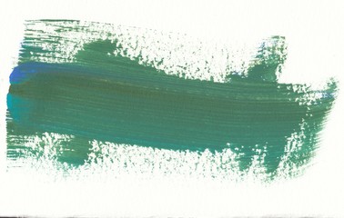 green colorful grungy acrylic brush strokes isolated on white for graphic design templates, web designs, banners and posters. 