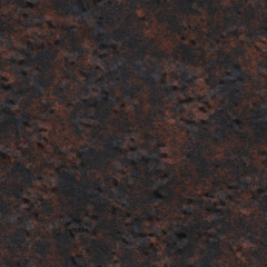 seamless heavy rusty burned metal surface