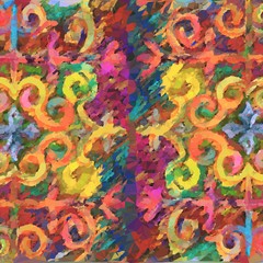 Traditional Yakutian pattern Background. Vector illustration EPS10