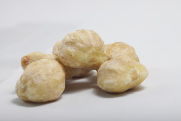 candlenut also known as kemiri at Indonesia, one of herbs that usually used for asian food as seasoning