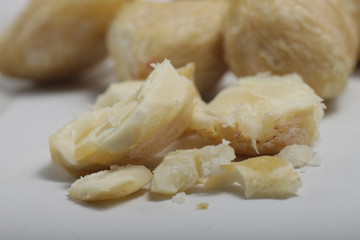 candlenut also known as kemiri at Indonesia, one of herbs that usually used for asian food as seasoning