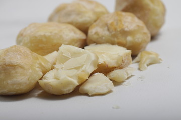 candlenut also known as kemiri at Indonesia, one of herbs that usually used for asian food as seasoning