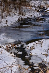 river in winter