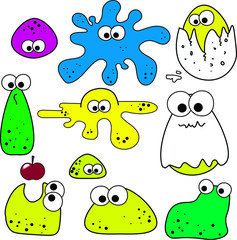 Funny cartoon characters are great for translating your idea