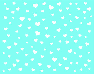  Beautiful and colorful heart pattern background image