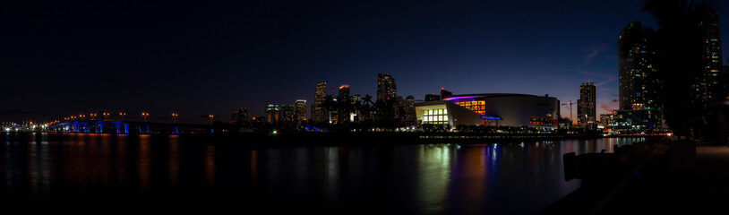 Miami Downtown at sunset
