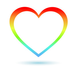 Collection of heart illustrations, Love symbol icon set, love symbol