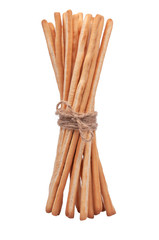 grissini - italian bread snack isolated on the white