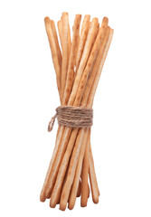 grissini - italian bread snack isolated on the white