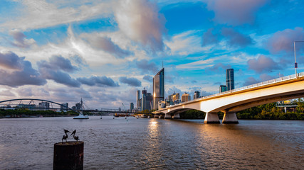 bridge over the river
