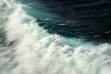Motion blur photo of a large wave, Sydney Australia