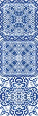 Fototapeta na wymiar Portuguese ornamental azulejo ceramic.