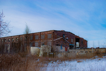 Fototapeta na wymiar abandoned factory
