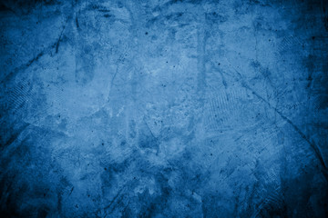 Abstract blue old concrete texture backgrounds