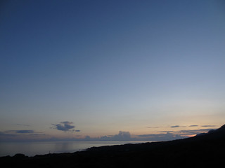 屋久島夕景