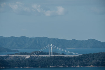 A seaside tourist city in Okayama, Japan