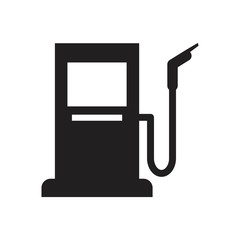 Gas Station Icon template black color editable. Gas Station Icon symbol Flat vector illustration for graphic and web design.