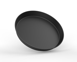 Blank Food And Beer Tray Bar Serving Tray For Branding, 3d render illustration,