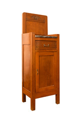 vintage cabinet isolate on white background