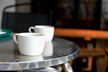 Coffee and bread for breakfast at tokyo Japan.