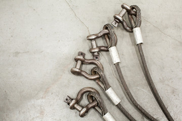 Heavy duty steel wire rope sling  in factory