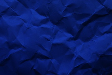 しわくちゃの青い紙
