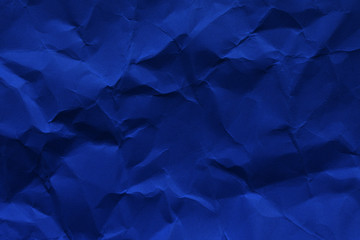 しわくちゃの青い紙