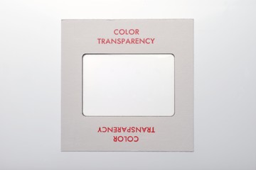 color transparency slide frame marked 