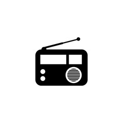 radio icon design vector logo template EPS 10