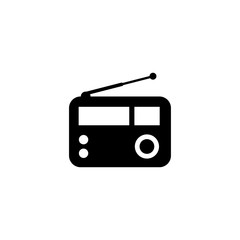 radio icon design vector logo template EPS 10
