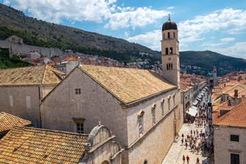 Fototapeta na wymiar Old city Dubrovnik in a beautiful summer day, Croatia