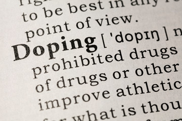 Obraz premium definition of doping